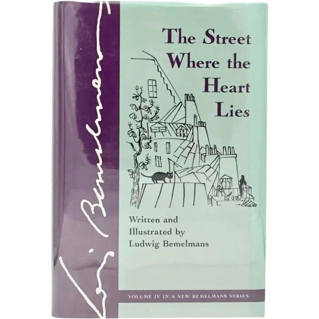 Paper The Street Where the Heart Lies by Ludwig Bemelmans Hardcover Book 1993 For Sale - Image 7 of 10