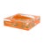 Tiger Seeing Double Orange Acrylic Candy Catchall Dish, Large For Sale - Image 4 of 11