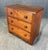 American Early 1900s Walnut 3-Drawer Chest For Sale - Image 3 of 10