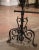 Metal Pair of Early 19th Century French Wrought Iron Andirons With Matching Cross Bar - 3 Piece Set For Sale - Image 7 of 10