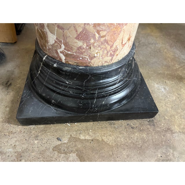 Pair of 19th Century French Marble Pedestals For Sale - Image 10 of 12