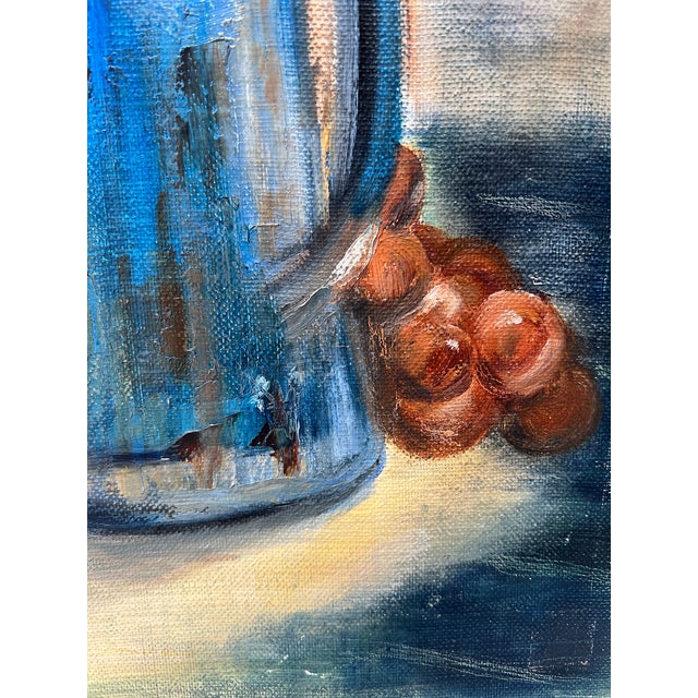 Vintage Kitchen Still Life Acrylic Painting on Canvas For Sale - Image 4 of 13