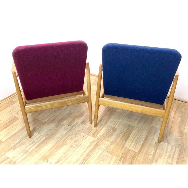 Blue Set of Vintage Armchairs, 1970s For Sale - Image 8 of 13
