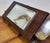 Antique French Bronze & Inlaid Mahogany Flip Top Game Table Desk For Sale - Image 17 of 18