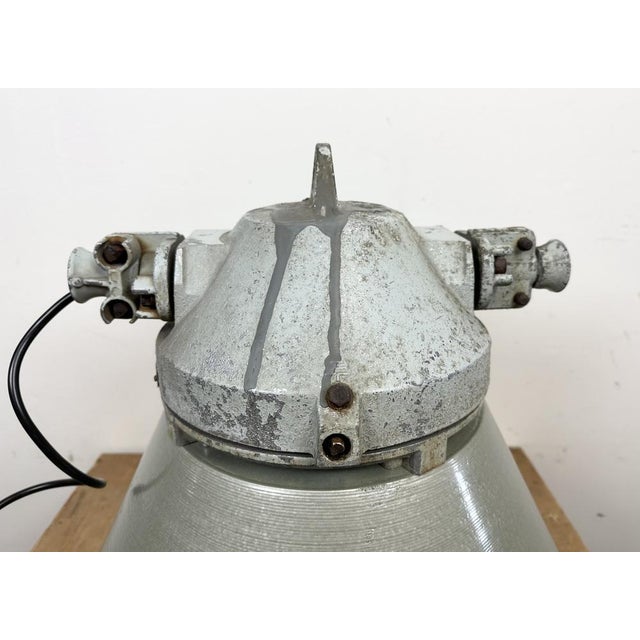 Industrial Explosion Proof Lamp with Aluminium Shade from Elektrosvit, 1970s For Sale - Image 14 of 18