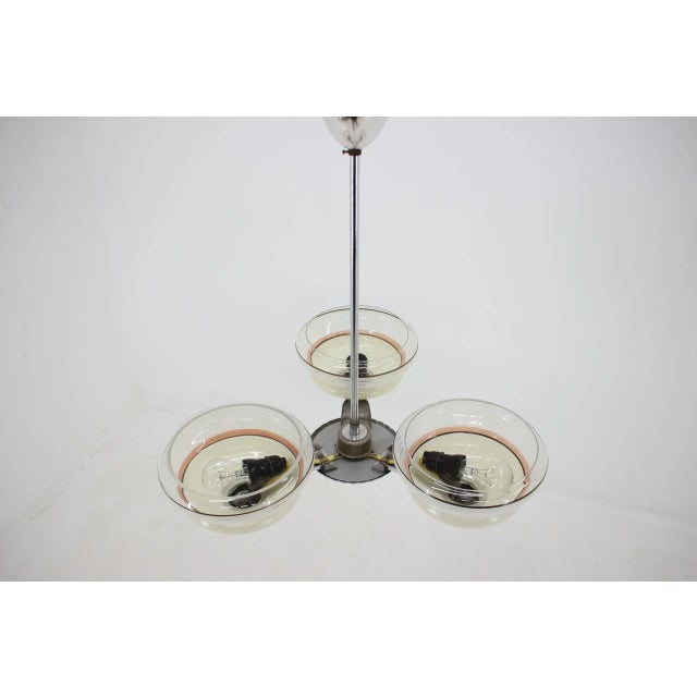 1950s Large Mid-Century Modern Pendant Lamp from Zukov, 1950s For Sale - Image 5 of 13