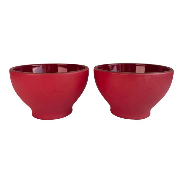 Heath Ceramics Cafe Bowls - a Pair For Sale