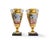 French Antique French Empire Early 19th Century Paris Porcelain Vases or Urns - A Pair For Sale - Image 3 of 3