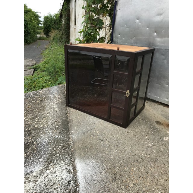 Vintage Brown Cabinet, 1950s For Sale - Image 11 of 11