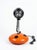 "The lamp is telescopic; its maximum height is 36 cm and its minimum height is 26 cm." This piece has an attribution mark,...