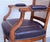 Spanish Early 20th Century Wooden Fauteuil Armchair with Leather seat For Sale - Image 12 of 18