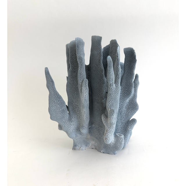 Chinoiserie Natural Blue Coral Specimen For Sale - Image 3 of 6