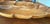 Chestnut Mid 20th Century Danish Modern Oversized Wooden Divided Leaf Platter Tiki Hawaiian Entertaining For Sale - Image 8 of 10
