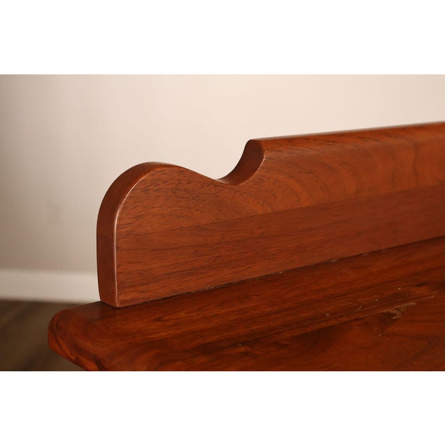 E.A. Clore Custom Walnut High Chest For Sale - Image 10 of 18