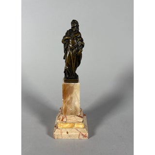 Sculpture, Saint John the Baptist, 16th century - 23 cm - Bronze For Sale