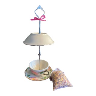 Franciscan Desert Rose Tea Cup Bird Feeder For Sale