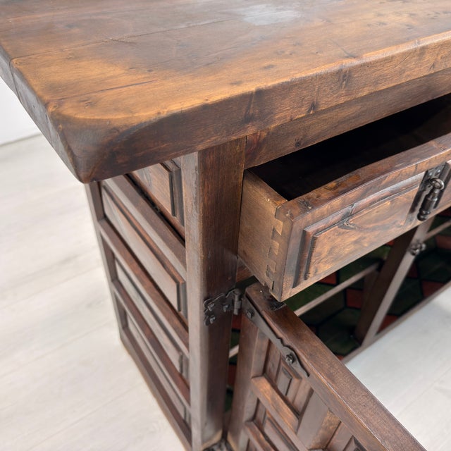 Spanish Brutalist Sideboard For Sale - Image 11 of 13