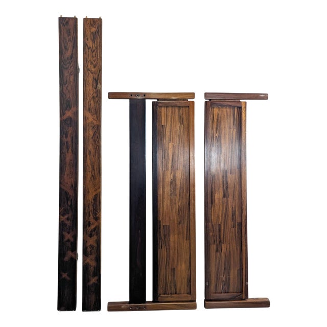 Bed in Rosewood Veneer by Roche Bobois For Sale