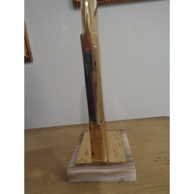 Art Deco Vintage Hollywood Regency Brass Horse Head For Sale - Image 3 of 9