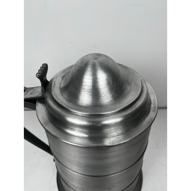 Mid Century Seymour Mann Pewtertone Olde Tankardware Stein Ice Bucket For Sale - Image 9 of 11