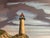 Coastal Don Stewart Lighthouse Painting After Bob Ross For Sale - Image 3 of 7