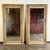 Pair of Monumental 19th Century Italian Door Surround Mirrors with Antique Glass. This striking pair of monumental mirrors...