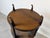 1960s Hollywood Regency Black Ebonized Three-Tier Side Table on Brass Casters For Sale - Image 11 of 12
