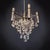 Vintage Chandelier from Sciolari, 1970s For Sale - Image 4 of 5