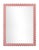 Contemporary Fleur Home Carnival Chaos Rectangle Mirror in Pink Punch, 30x40 For Sale - Image 3 of 3