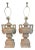 Late 20th Century Composite Urn Table Lamps - A Pair For Sale