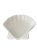 Late 20th Century Vintage Pfaltzgraff Heritage White Shell Serving Bowl | Coastal Clamshell Stoneware Dish | Elegant Seashell Centerpiece Bowl For Sale - Image 5 of 7