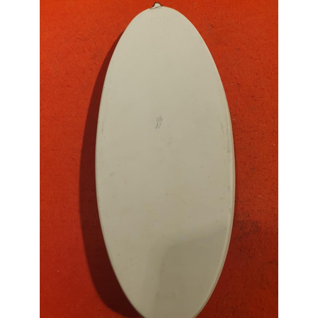 Hand-Painted Tile with Bouquet of Flowers and Roses from Capodimonte, 1950s For Sale - Image 4 of 6