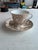 Metal 1945 Colclough Gold Floral China Tea Cup and Saucer - Set of 2 For Sale - Image 7 of 11