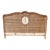 Polo Ralph Lauren Boho Coastal Style Wicker King Size Bed Headboard. Circa 1990s For Sale