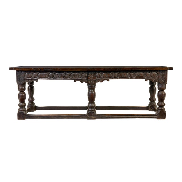 16th century and later elizabethan solid oak refectory table circa 1590. We are pleased to offer this beautiful table,...