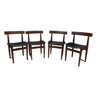 Roundette Nesting Dining Chair Hans Olsen Frem Røjle Danish Modern For Sale