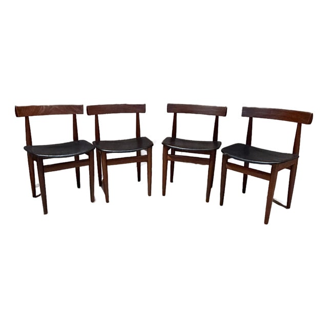 Roundette Nesting Dining Chair Hans Olsen Frem Røjle Danish Modern For Sale