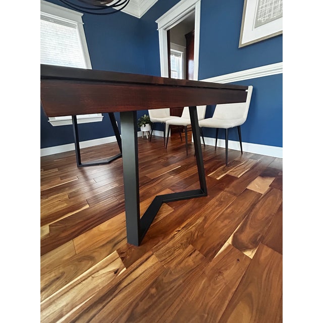 American Walnut Dining Table For Sale - Image 3 of 5