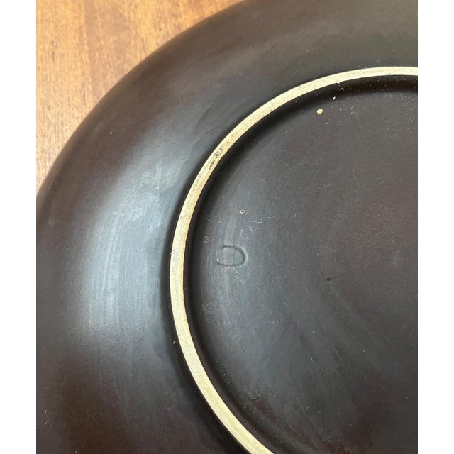 Mid-Century German Studio Pottery Wall Plate with Sunflower Design from Ruscha, 1960s For Sale - Image 12 of 18