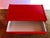 1970s Red Three Drawer Dresser For Sale - Image 9 of 12