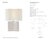 AERIN by Visual Comfort Signature Mishca Medium Table Lamp in Ivory with Linen Shade Designer: AERIN Height: 23.75" Base:...
