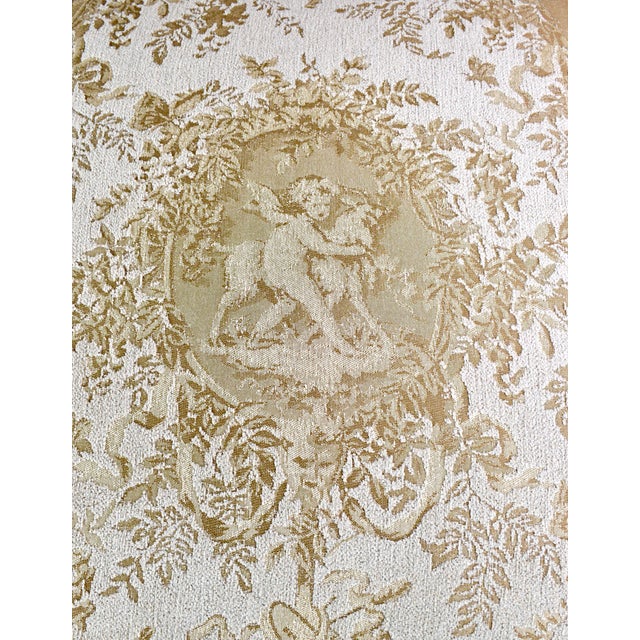 Antique French Ottoman, Os De Mouton, Hand-Carved Oak, Louis XIV Style For Sale In Philadelphia - Image 6 of 8