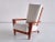 Set of French Sapele Mahogany and Bouclé Armchairs by André Sornay, 1950s For Sale - Image 9 of 15