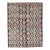 Modern Rug in Wool With Sub-Geometric Diamond Design in Multicolor by Keivan Woven Arts For Sale