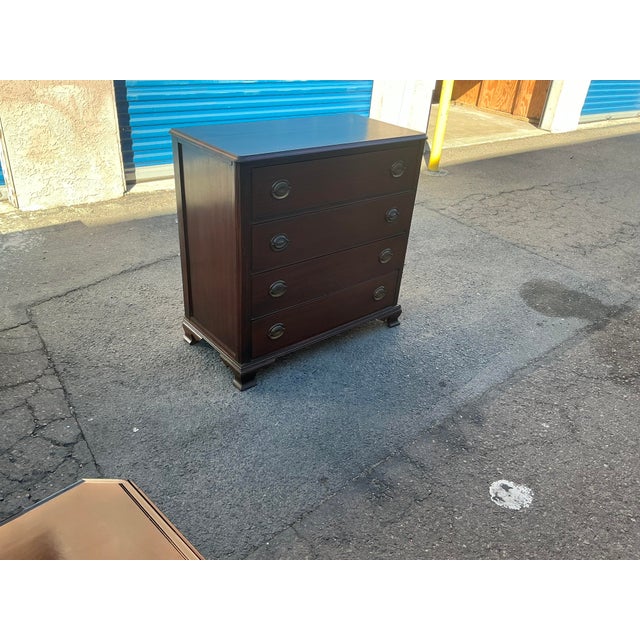 Wood 1970s Lexington Mahogany Chest of Drawers For Sale - Image 7 of 12