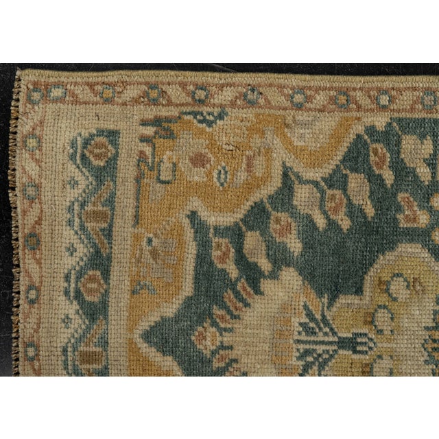 Early 21st Century Turkish Mini Rug Oriental Hand Knotted Vintage Rug 1'7" x 3'3" #21251 For Sale - Image 5 of 8