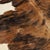 Rustic Vintage Brindle Tricolor Cowhide Rug, 1990s For Sale - Image 3 of 5