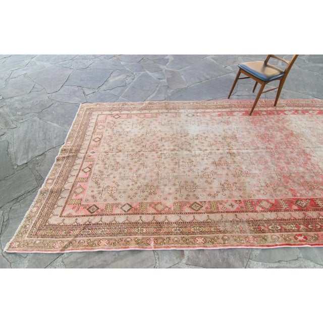 1900 - 1909 1900s Antique Chinese Hand-Knotted Rug - 6’3” X 11’10” For Sale - Image 5 of 11
