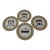 Vintage Godinger Limoges Set of 4 Dessert Plates Bath Motifs - 4 pcs For Sale