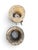 Gold 19th Century Carved Stone Planters on Wrought Iron Stands, 1880, Set of 2 For Sale - Image 8 of 10